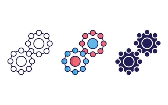 Abstract Shapes icon vector