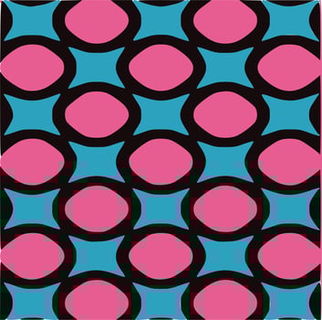 Beautiful vector pattern, background and wallpaper