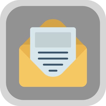 E Newsletter Vector Icon Design