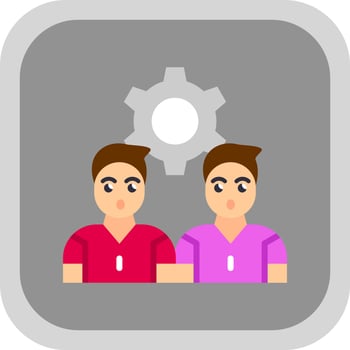 Team Management Vector Icon Design