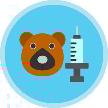 Genetic Modification Animals Vector Icon Design