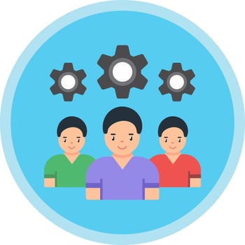 Hr Planning Vector Icon Design