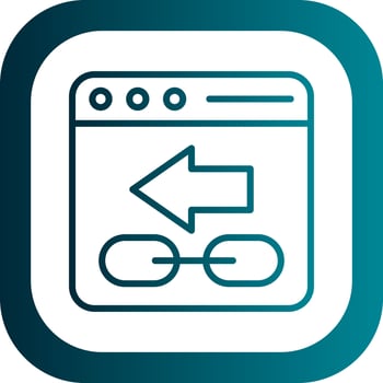 Backlink Vector Icon Design