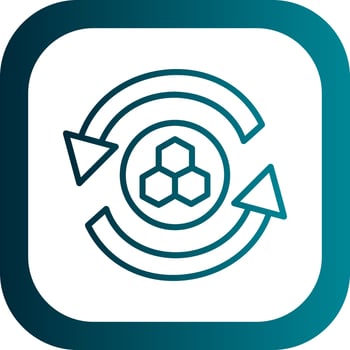 Cell Reprogramming Vector Icon Design
