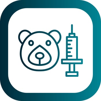 Genetic Modification Animals Vector Icon Design