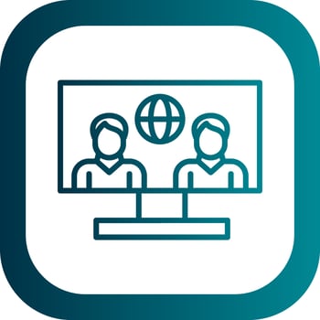 Online Community Vector Icon Design