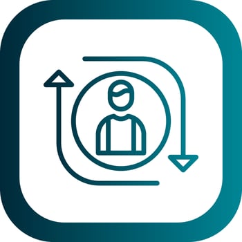 Customer Retention Vector Icon Design