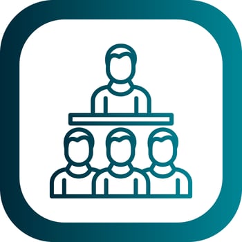 Seminar Vector Icon Design