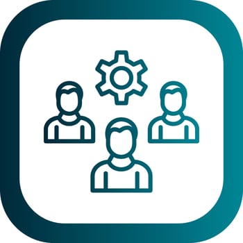 Employee Management Vector Icon Design