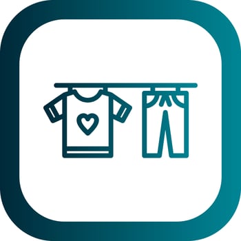 Laundry Vector Icon Design