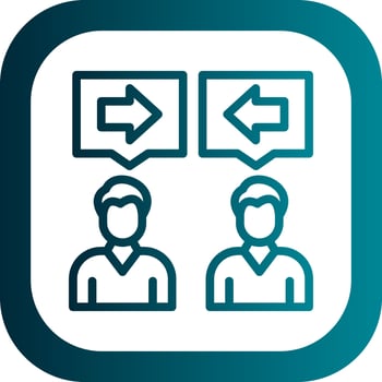 Conflict Of Interest Vector Icon Design