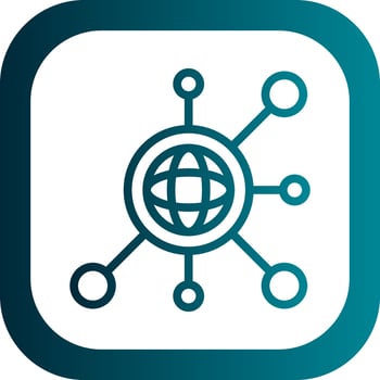 Networking Vector Icon Design