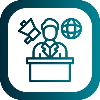 Brand Manager Vector Icon Design
