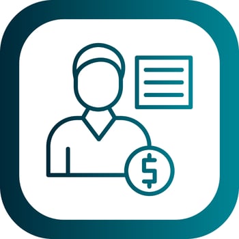 Employee Costs Vector Icon Design
