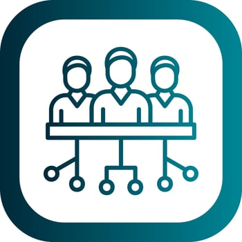 Hr Strategy Vector Icon Design