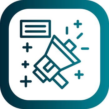 Megaphone Vector Icon Design