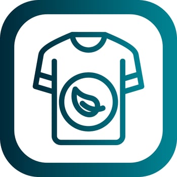 Eco Shirt Vector Icon Design
