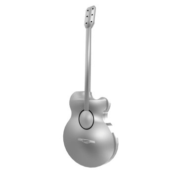 Guitar isolated on transparent png