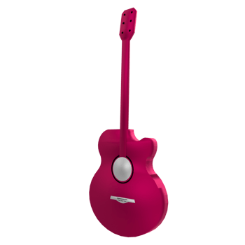 Guitar isolated on transparent png