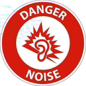 Danger Noise Symbol Sign On White Background vector