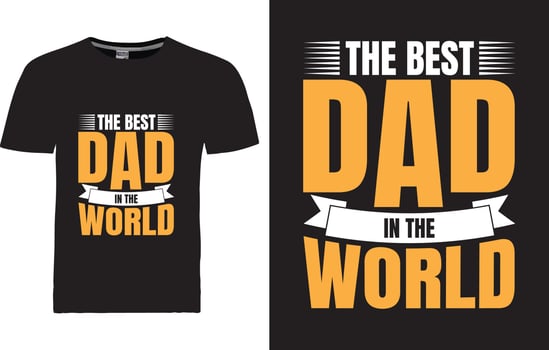 Fathers Day T-shirt Design vector