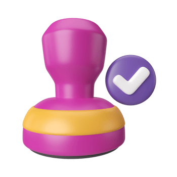 Stamp 3D Illustration Icon png
