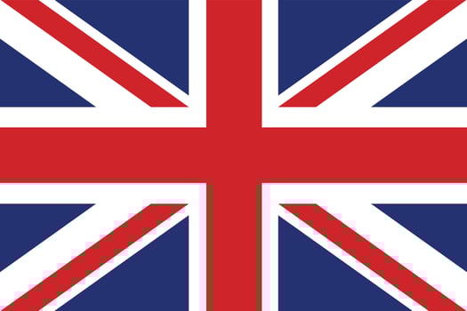 vector united kingdom flag standard format