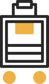 Luggage Vector Icon Design