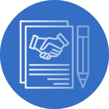 Agreement Vector Icon Design