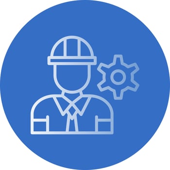 Engineer Vector Icon Design