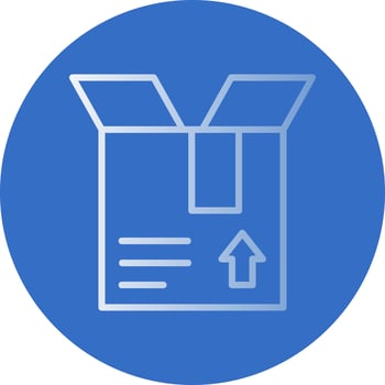 Open Box Vector Icon Design
