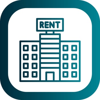 For Rent Vector Icon Design