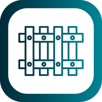 Fence Vector Icon Design