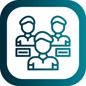 Audience Vector Icon Design