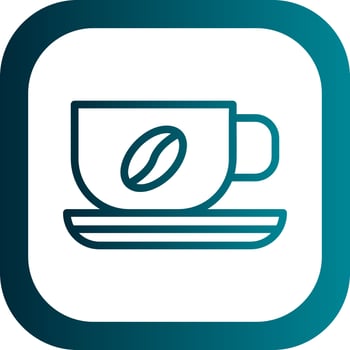 Coffee Mug Vector Icon Design