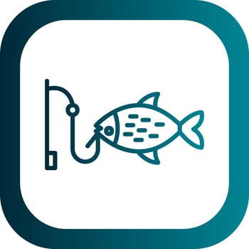 Fishing Vector Icon Design