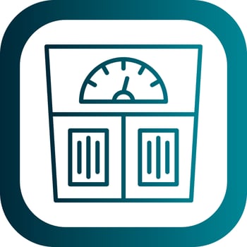 Weight Scale Vector Icon Design