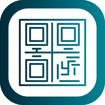 Qr Code Vector Icon Design