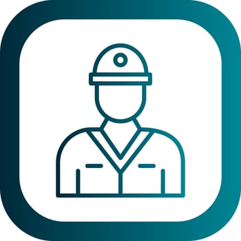 Fireman Vector Icon Design