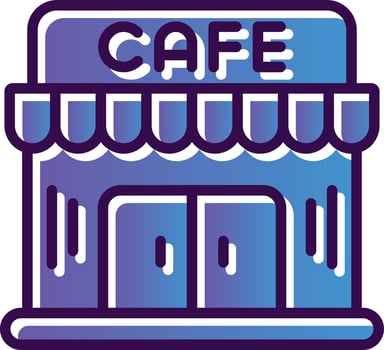 Cafe Vector Icon Design