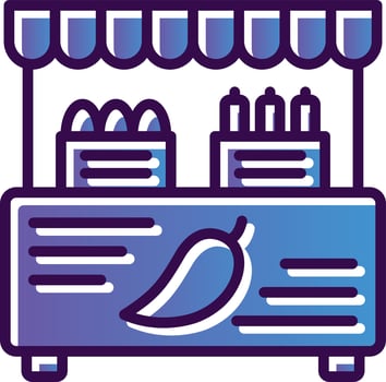 Market Vector Icon Design