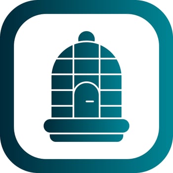 Birdcage Vector Icon Design