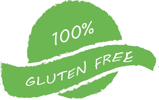 Gluten Free food label. Vector illustration.