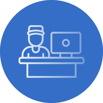 Cashier Vector Icon Design
