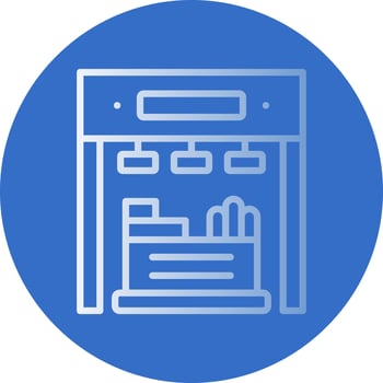 Booth Vector Icon Design