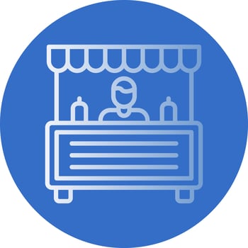 Booth Vector Icon Design