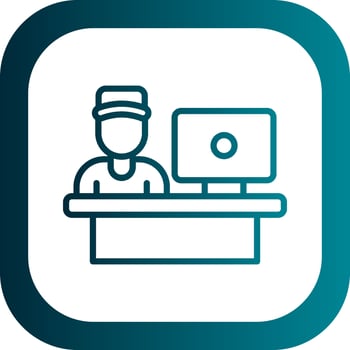 Cashier Vector Icon Design