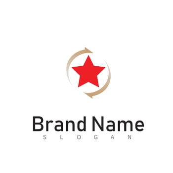 star logo icon symbol elegant elite vector