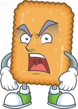 Biscuit Cartoon character vector