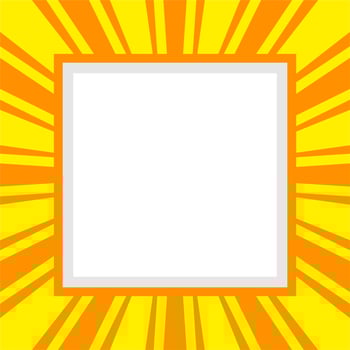 Yellow comic background vector